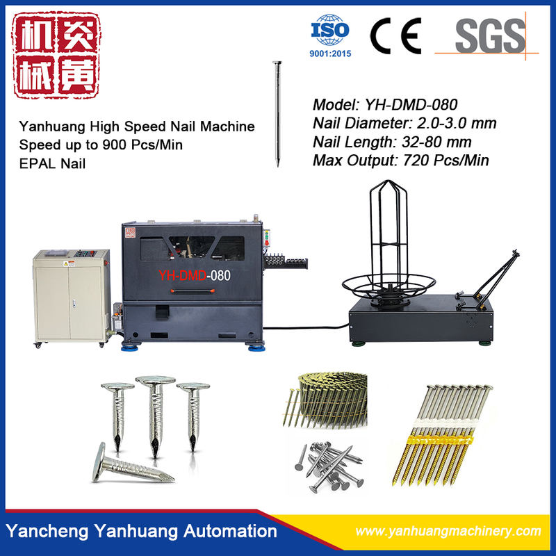 High Speed Roofing Nail Machine YH-DMD-080 